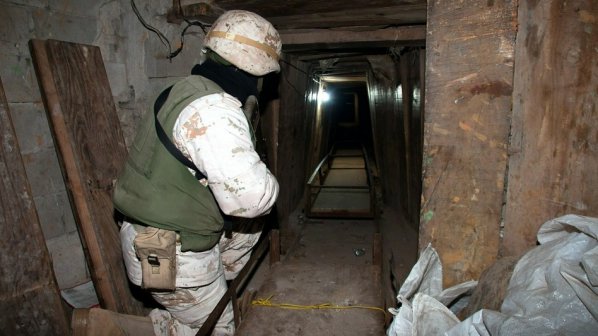 Откриха нов тунел за трафик на дрога от Мексико в САЩ