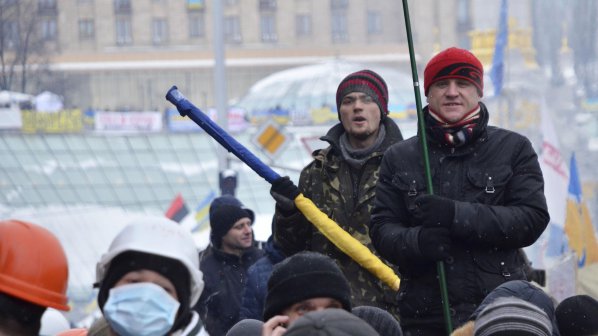 &quot;Витя, чао!&quot; - Майданът взе на подбив украинския президент (видео)