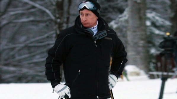 Владимир Путин се пусна със ски в Сочи (обновена)