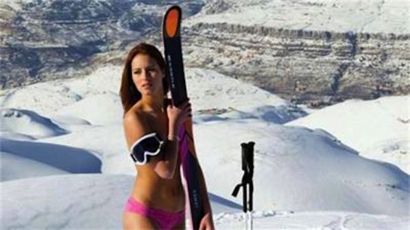 Скиорка от Ливан се извини за еротична фотосесия (снимка)