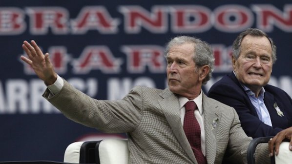 Президентът Джордж Буш представя самостоятелна изложба