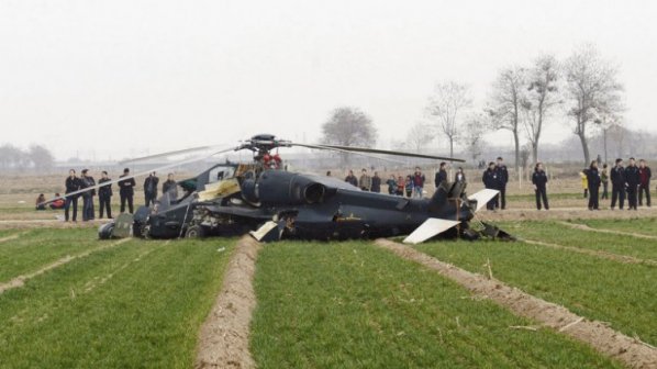 Хеликоптер катастрофира в Алжир