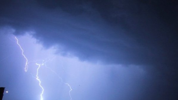 Жълт код за гръмотевични бури е обявен в шест области