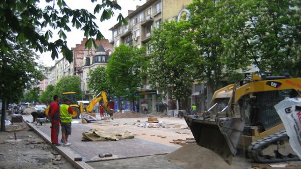 Жалба блокира третия етап от ремонта на бул. &quot;Витоша&quot;