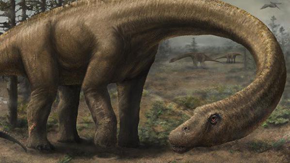 Огромен аржентински динозавър се е извисявал над Т. рекс