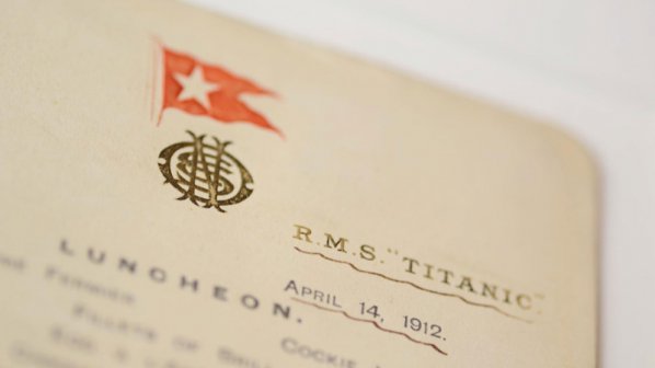 Менюто от &quot;Титаник&quot; беше продадено за 60 000 паунда