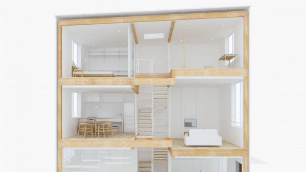 Японци правят вертикални къщи за препълнени градове