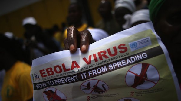 Заразените с ебола вече са близо 10 000