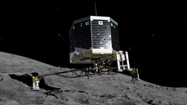 Европейци успяха да приземят робот върху летяща комета