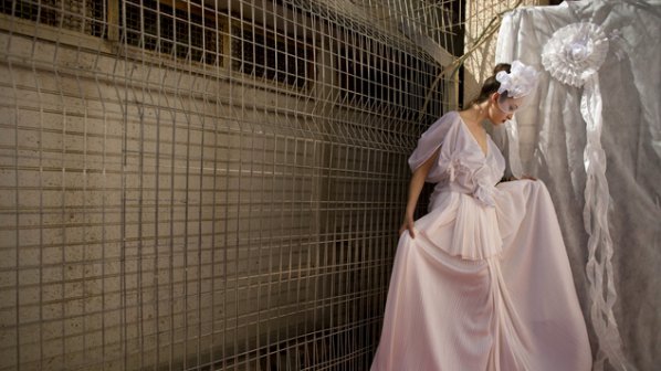 Женски затвор се превърна в моден подиум (снимки)