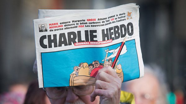 Ад и в Германия! Запалиха редакцията на вестник, препечатал карикатури от  „Шарли Ебдо”