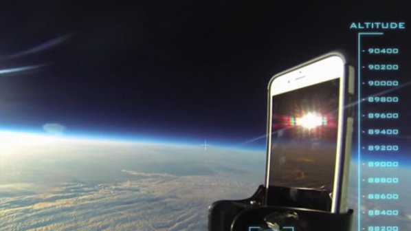 iPhone 6 в космоса