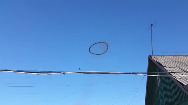 Странен пръстен се появи в небето над Казахстан (видео)