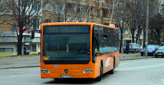 Автобус 111 с нов маршрут
