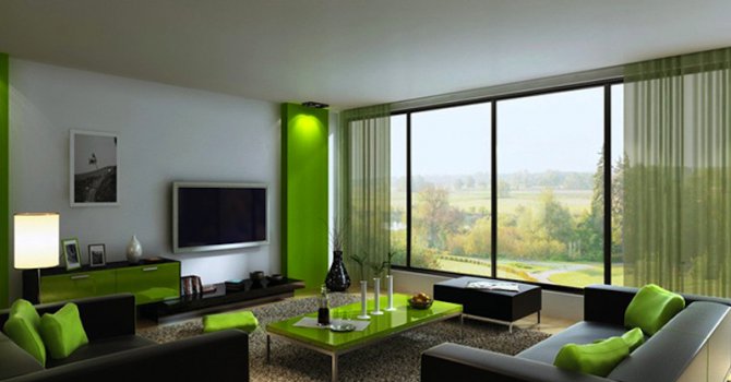 Приветствайте зелената природа в хола си