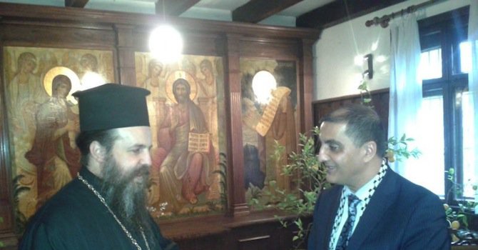 Патриарх Неофит е приел на среща посланика на Палестина у нас Ахмед ал Мадбух