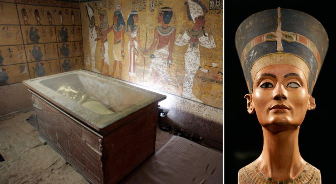 Гробът на Нефертити скрит до краката на Тутанкамон