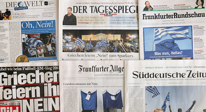 Германски вестници публикуваха притурка на арабски специално за бежанците