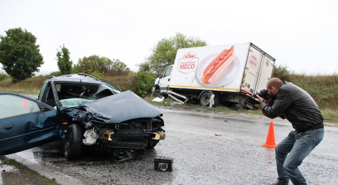 Четири катастрофи във Великотърновско за часове (снимки)