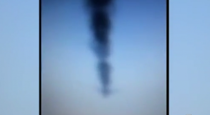 Вижте падането на руския самолет (видео)