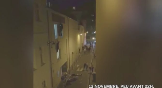 Видео показва ужаса при нападението срещу зала &quot;Батаклан&quot; (18+)