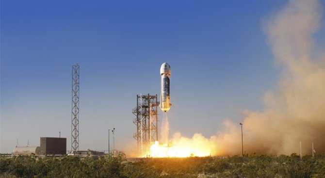Космическата ракета New Shepard се приземи успешно