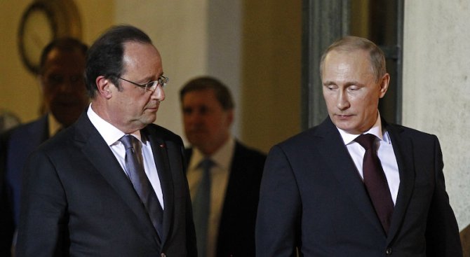 Франция ще поиска от Русия да увеличи ударите срещу &quot;Ислямска държава&quot;