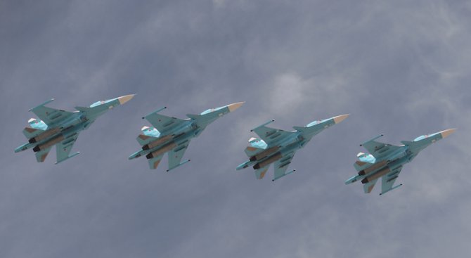 Русия е поразила 1093 цели на ИД в Сирия за пет дни