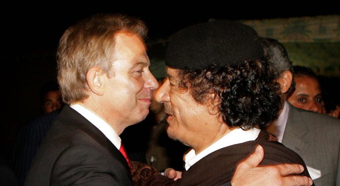 Муамар Кадафи към Тони Блеър: Ислямистите ще дойдат в Европа