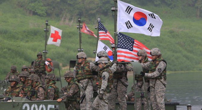 Силите на САЩ в Южна Корея са поставени в максимална готовност