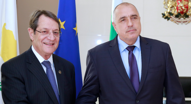 Борисов се срещна с президента на Кипър (снимка)