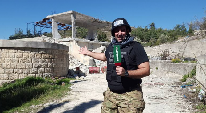 Журналистът Борис Анзов: Добре съм. Продължавам днес да обикалям из Сирия (видео+снимки)