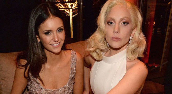 Лейди Гага и Нина Добрев купонясват заедно