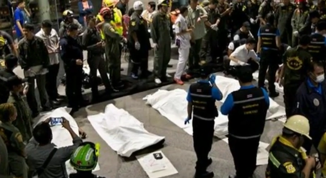 8 души загинаха при химичен инцидент в банка в Банкок (видео)