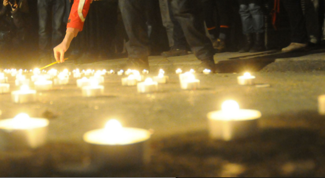 Бдение в София в памет на жертвите от Брюксел