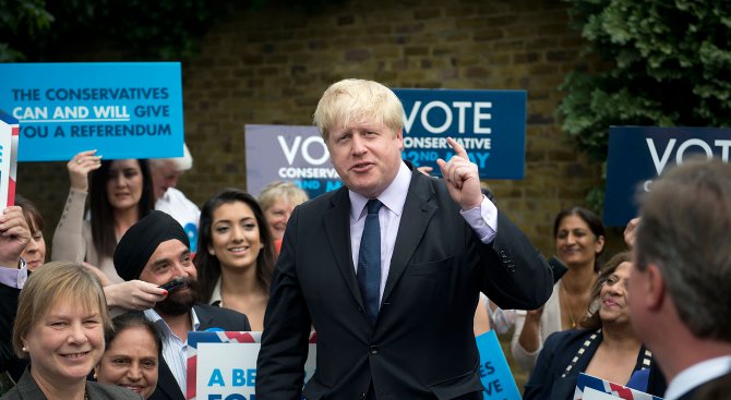 Бившият лондонски кмет Борис Джонсън сравни ЕС с мафията