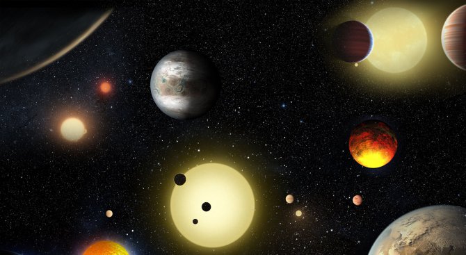 ''Кеплер'' откри нови 1284 планети, от които 9 може да са обитаеми