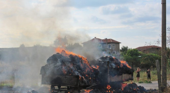 Пожар на сметището в Шумен обгази града