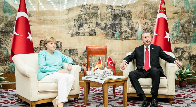 Ангела Меркел е оптимист след срещата с турския президент Ердоган