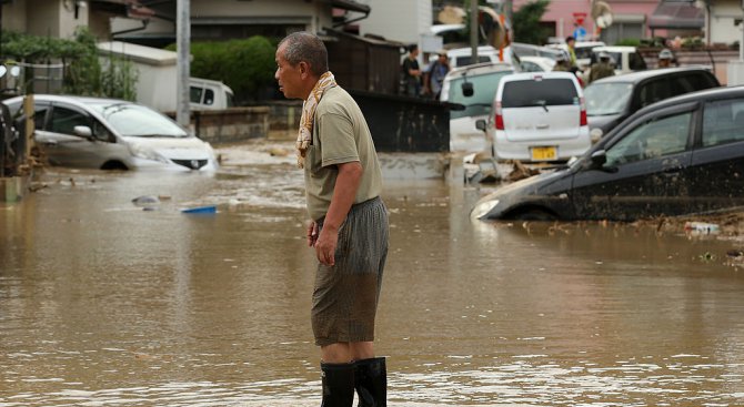 Наводнения в Южна Япония