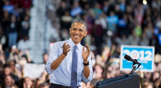 Обама спази традицията да играе баскетбол в изборния ден в САЩ