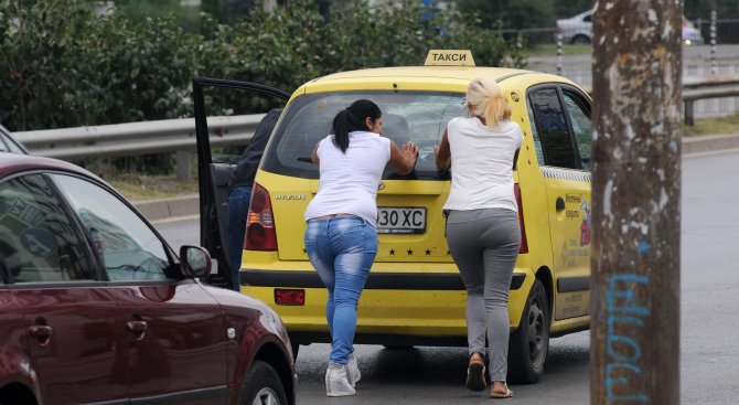 Такситата в Пловдив пак на протест