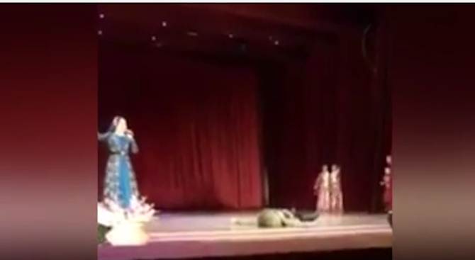 Танцьор умря на сцената, публиката го аплодира (видео)
