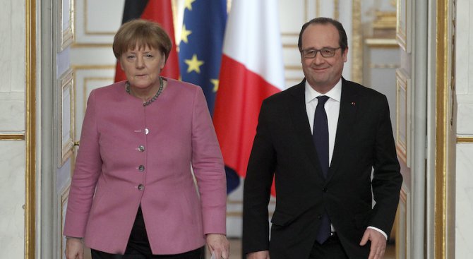 Меркел и Оланд призоваха европейците към единство пред предизвикателствата