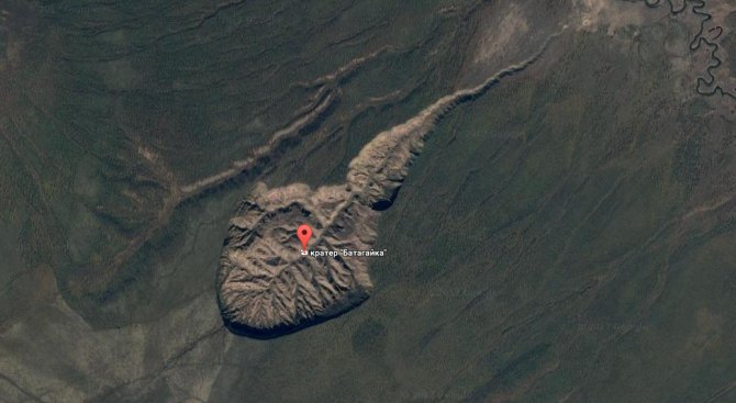Врата към подземния свят: сибирският кратер Батагайка