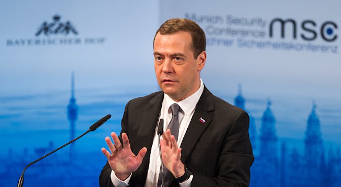 Дмитрий Медведев поздрави Бойко Борисов за избирането му за министър-председател