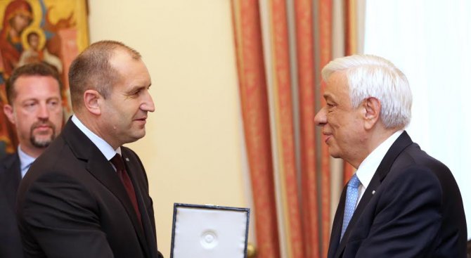Радев: България и Гърция създават ос на перспективата за целия регион