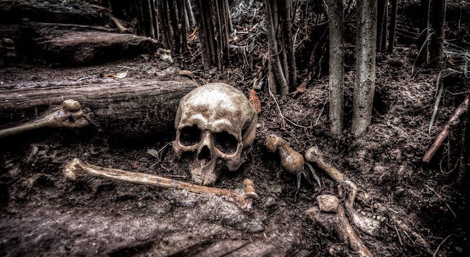 Човешки кости откриха в землището на село Иванча