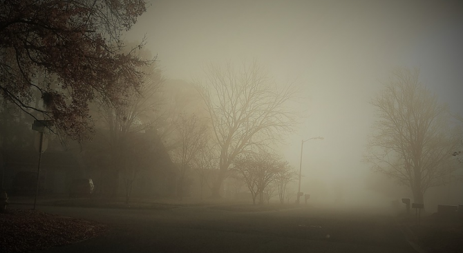 Заради мъгла видимостта по пътищата в Силистренско е между 100 - 150 метра