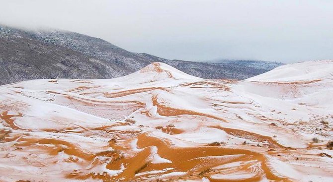 Снеговалежите в Сахара свидетелстват за глобално затопляне